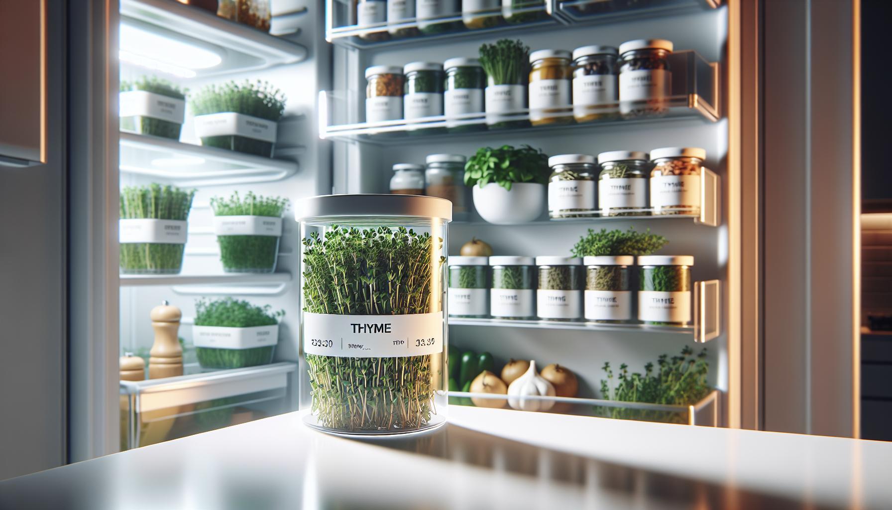 How Long Does Thyme Last in the Fridge? Keep Herbs Fresh Longer