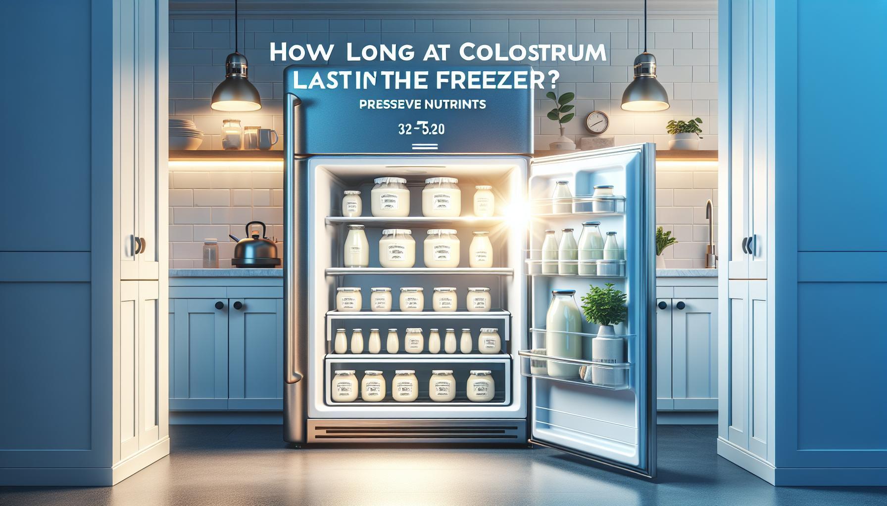 How Long Does Colostrum Last in the Freezer? Preserve Nutrients