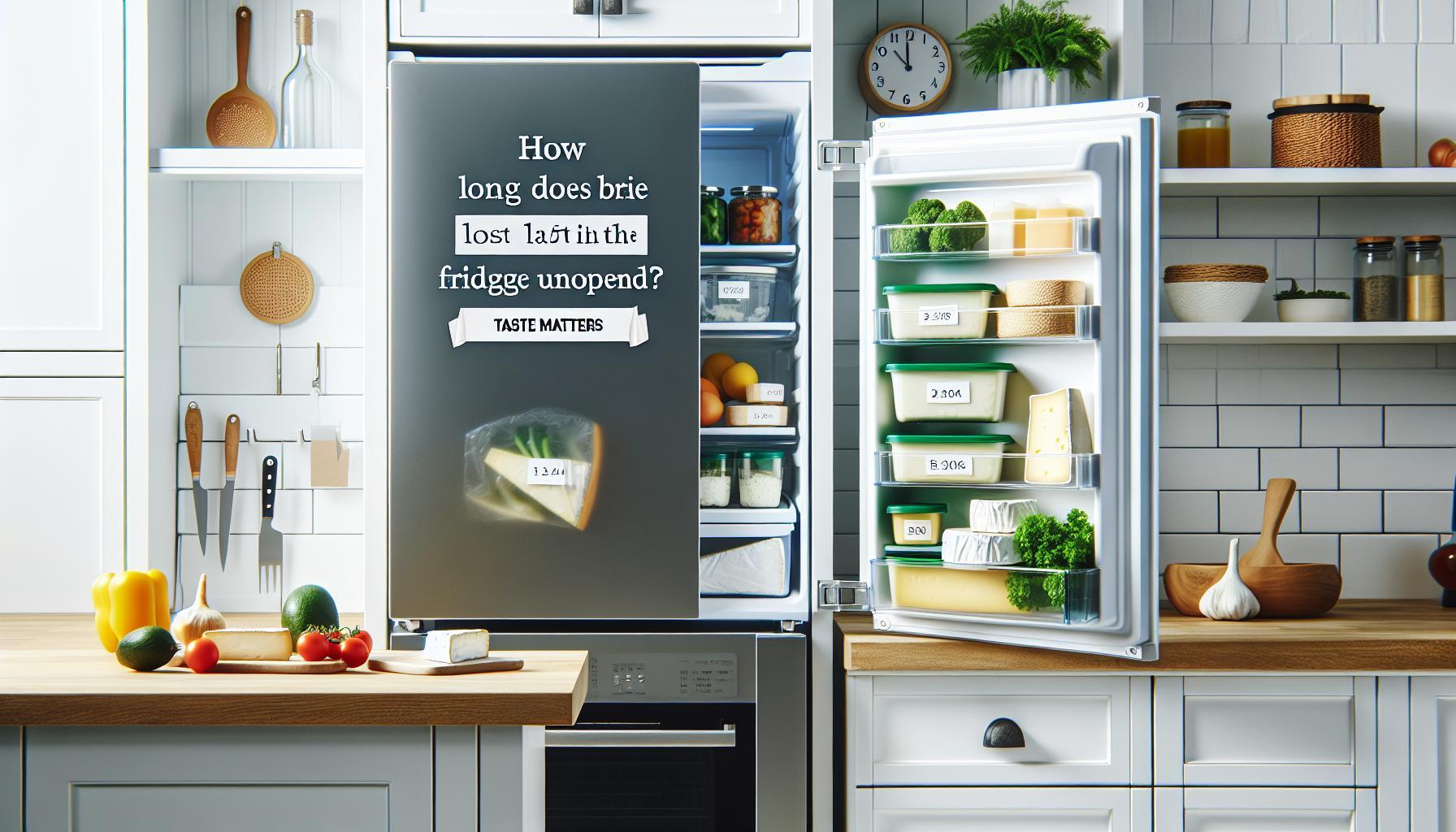 How Long Does Brie Last in the Fridge Unopened? Taste Matters