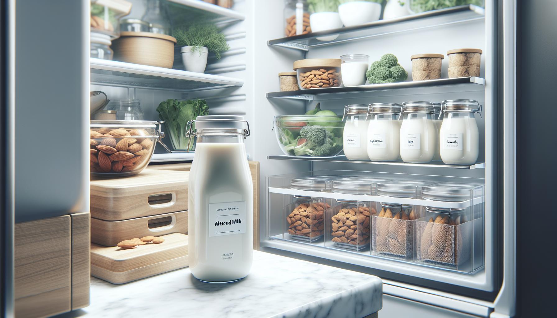 How to Properly Store Almond Milk