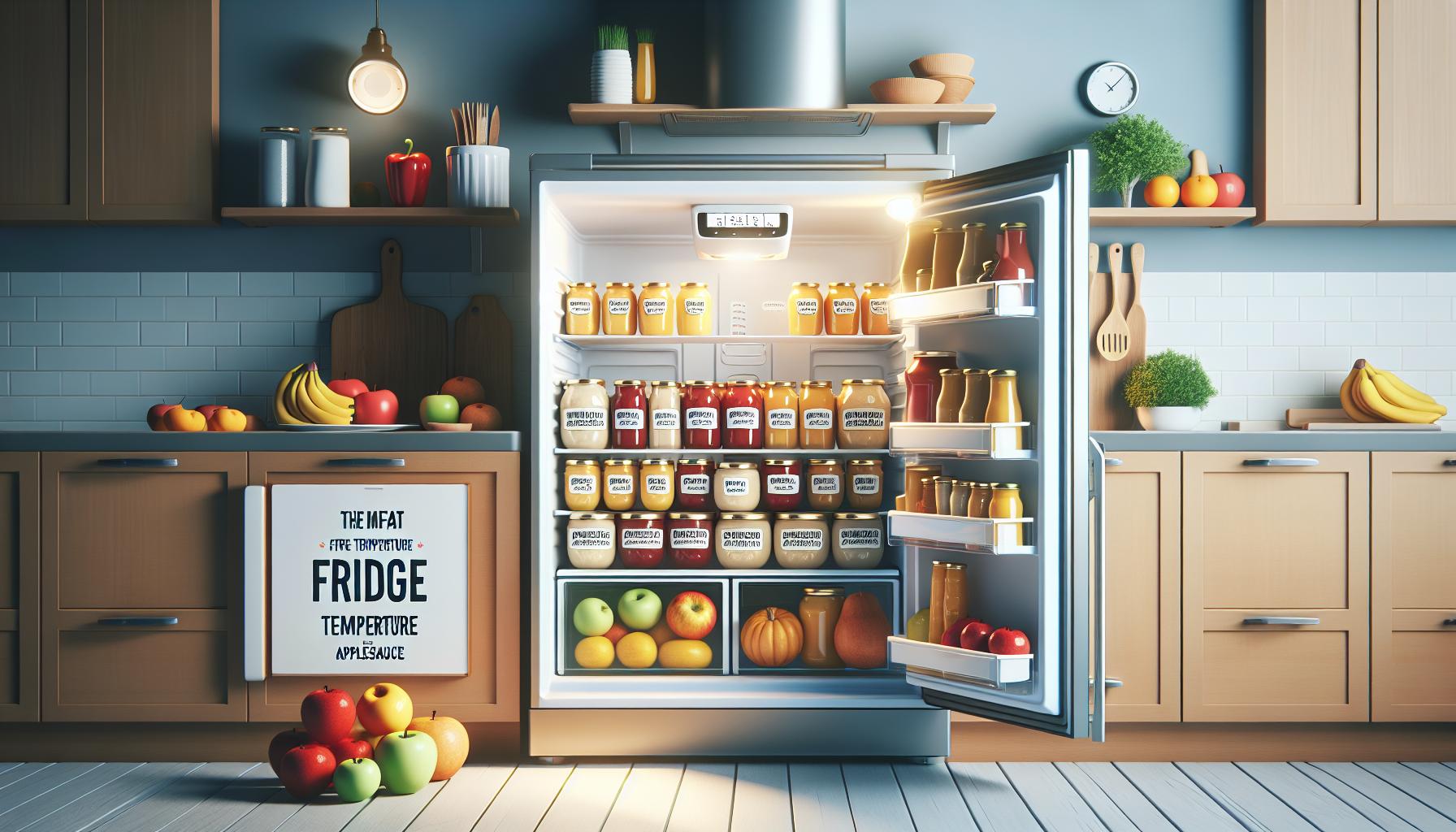 The Ideal Fridge Temperature for Applesauce