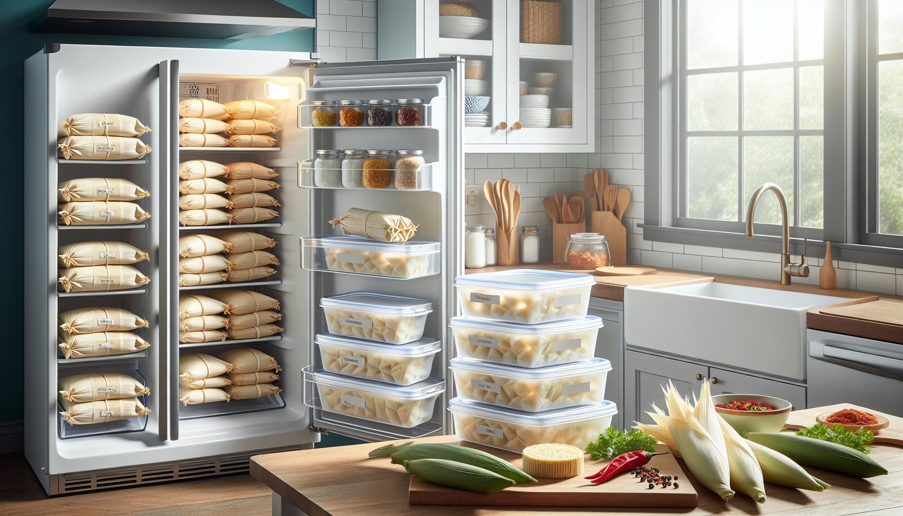 Optimal Freezing Techniques for Tamales