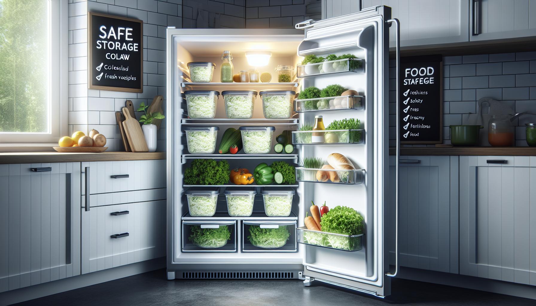 How Long Does Coleslaw Last in Fridge? Keep It Crisp and Safe 5 Safe Storage Tips for Coleslaw in the Refrigerator