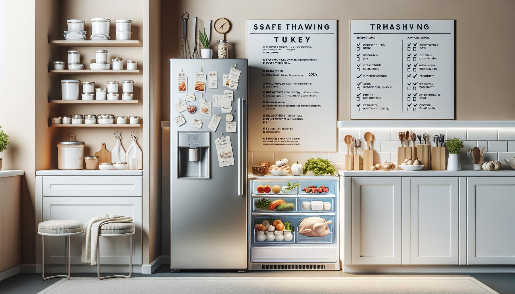 Safe Thawing Methods for Frozen Turkey